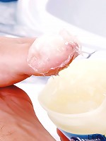 Oily Footjob Ends With Creamy Soles