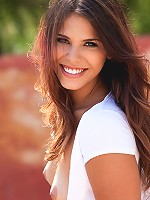 Izybella Blu takes down her little white thong