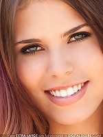 Izybella Blu takes down her little white thong