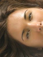 Zoe Britton has fun in her bed