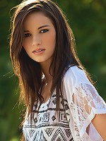 Madison Morgan strips in the shining sunlight