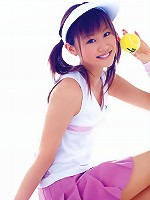 Cute asian girl is flirtatious with her long hair in a dress