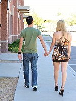 Danielle naked in public