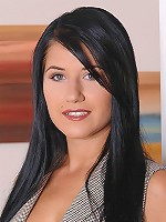 Black haired Lucy Bell naked