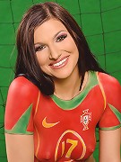 Tracy posing for Portugal