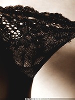 Brea Lynn in a seductive black and white pictorial