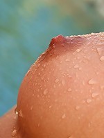 Shyla Jennings gets wet in this waterfall pictorial