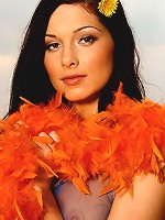 Sexy-Babes.tv (Pics) - Evelyn Lory - Sexy Evelyn Lory hikes see through blue dress to show pussy