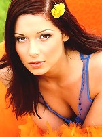 Sexy-Babes.tv (Pics) - Evelyn Lory - Sexy Evelyn Lory hikes see through blue dress to show pussy