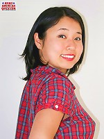 Cute student with a perfect 33-23-33 figure!